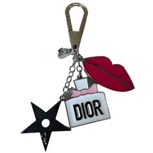 DIOR Charm KeyRing Purse Charm Lips NEW